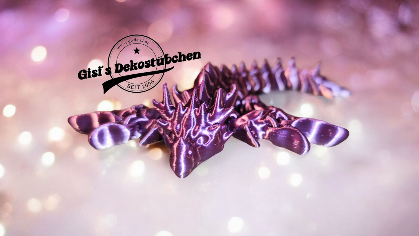 3D Printed Baby Dragon - Articulated Dragon - Fidget Toy