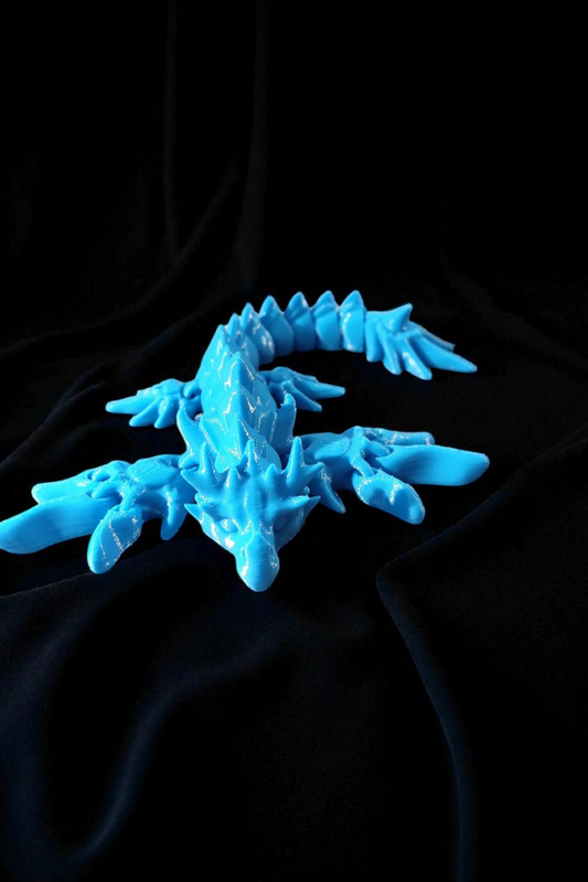 3D Printed Baby Dragon - Articulated Dragon - Fidget Toy