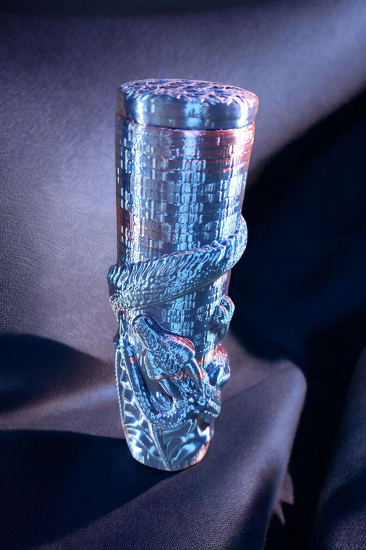 3D printed dragon can screw cap