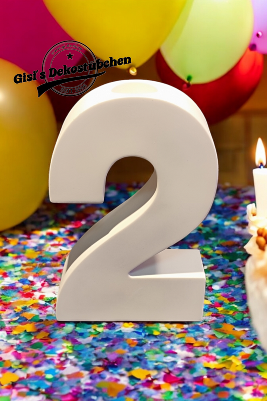 Advent candle holders / Number candles / Birthday candles