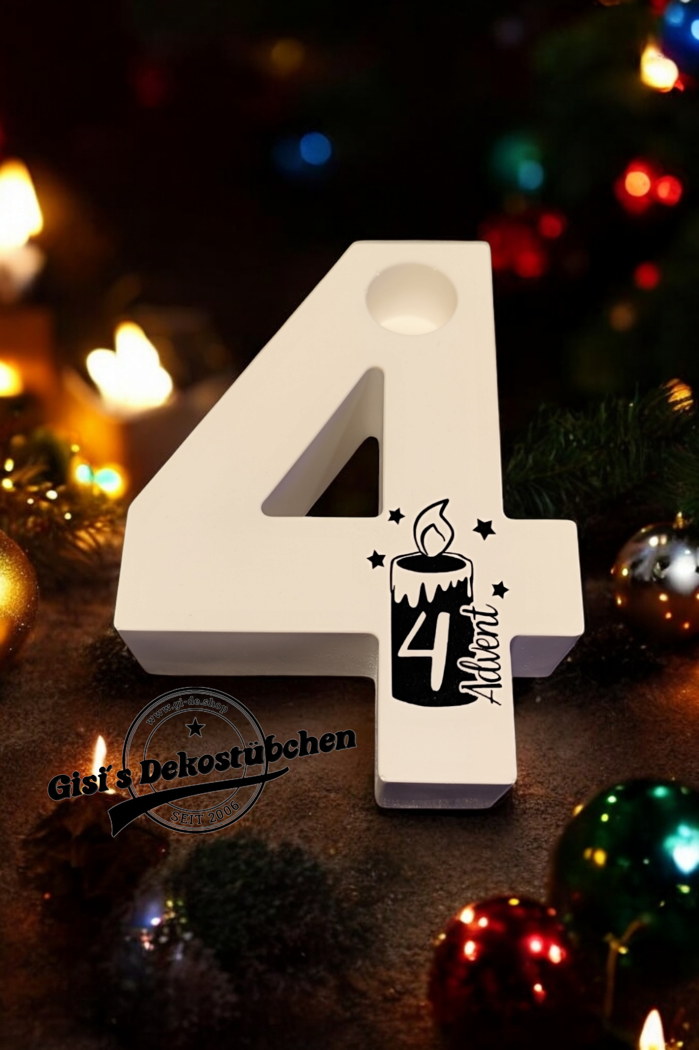 Ceramic Advent numbers (set)