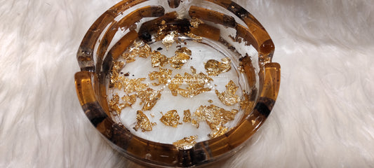 ashtray epoxy resin cigarette butts