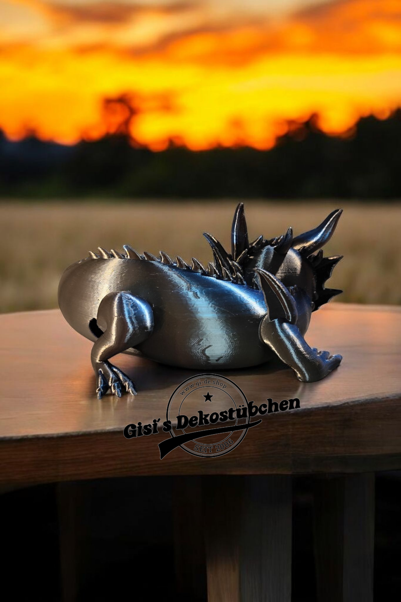 Baby Dragon Stand for Alexa Echo Pop – 3D Printed – PLA – Custom Color – ALIMA