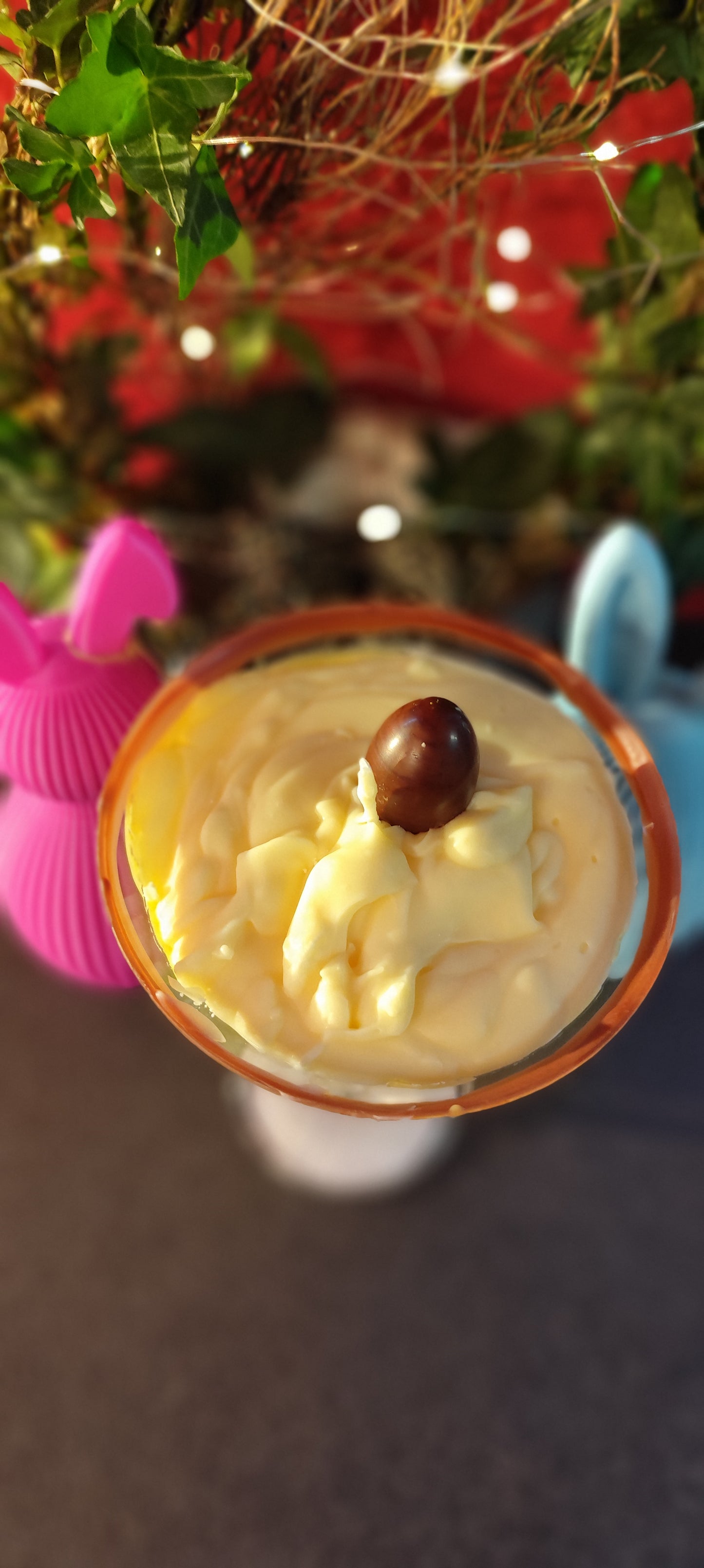 Cream Oster-Cocktailkerze im Glas – Vanille und Schokolade