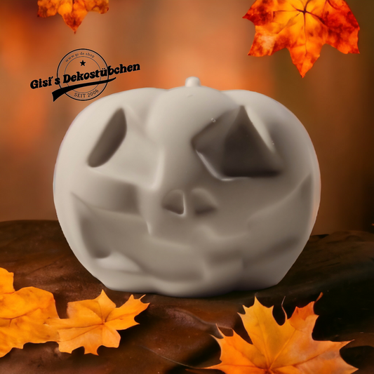 Decorative pumpkin with face