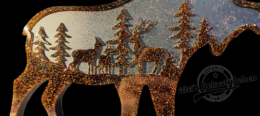 Elk wall panel epoxy resin