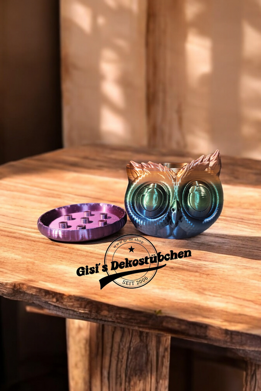 Owl Flowerpot Creative 3D Printed