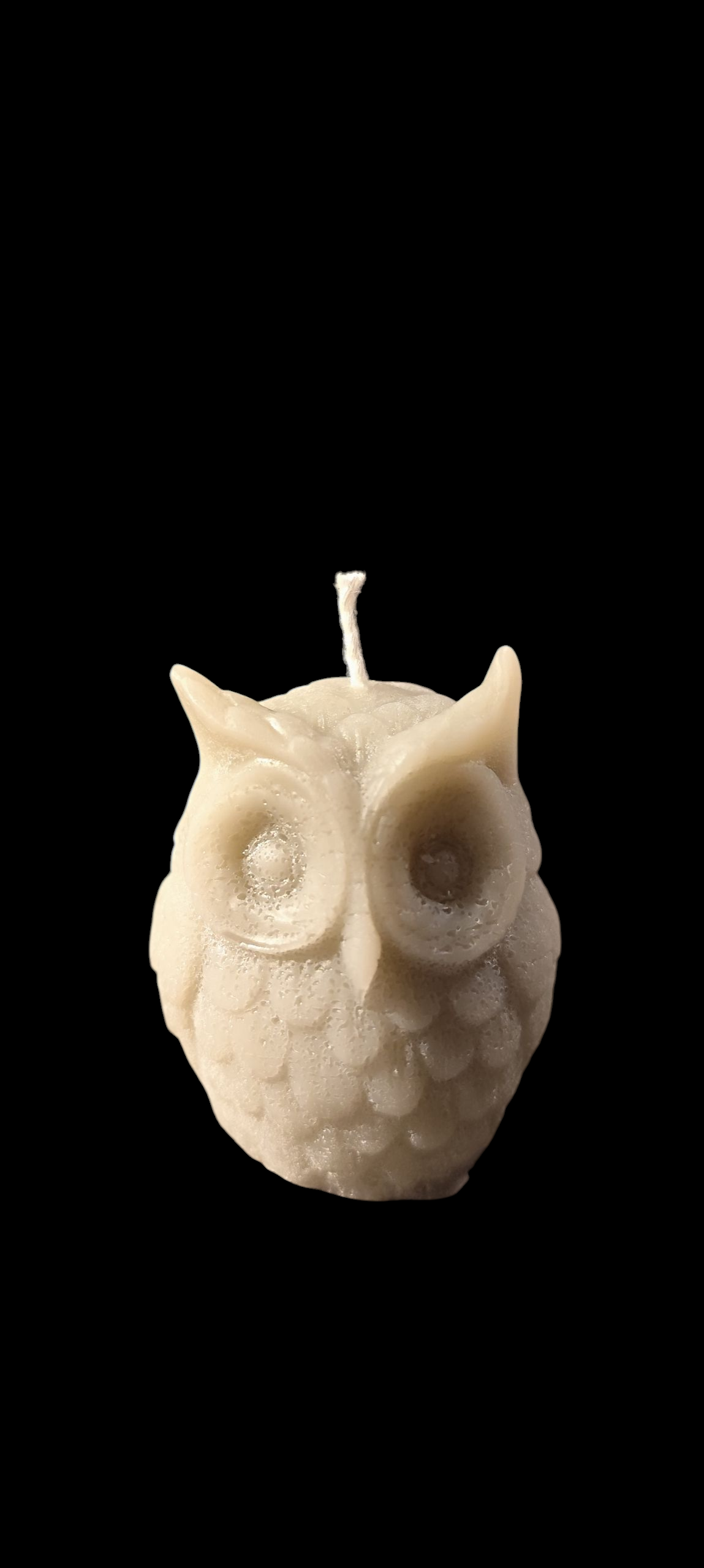 Owl candle – handmade from paraffin wax – approx. 5 × 4 × 4 cm – desired color & fragrance