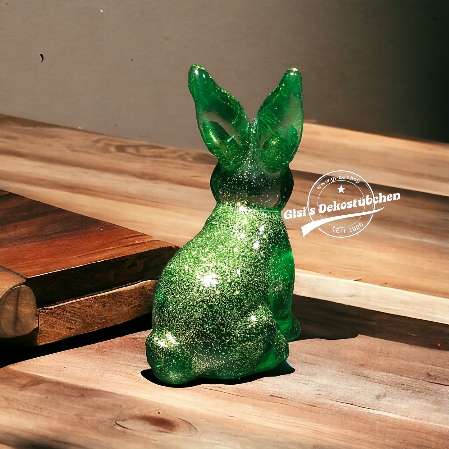 Rabbit figure – glitter