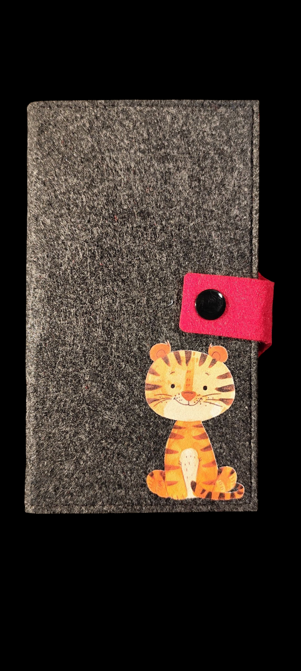 Felt wallet 16.3 x 9.5 cm – according to your wishes – 4 interior colors – card slots & coin pocket