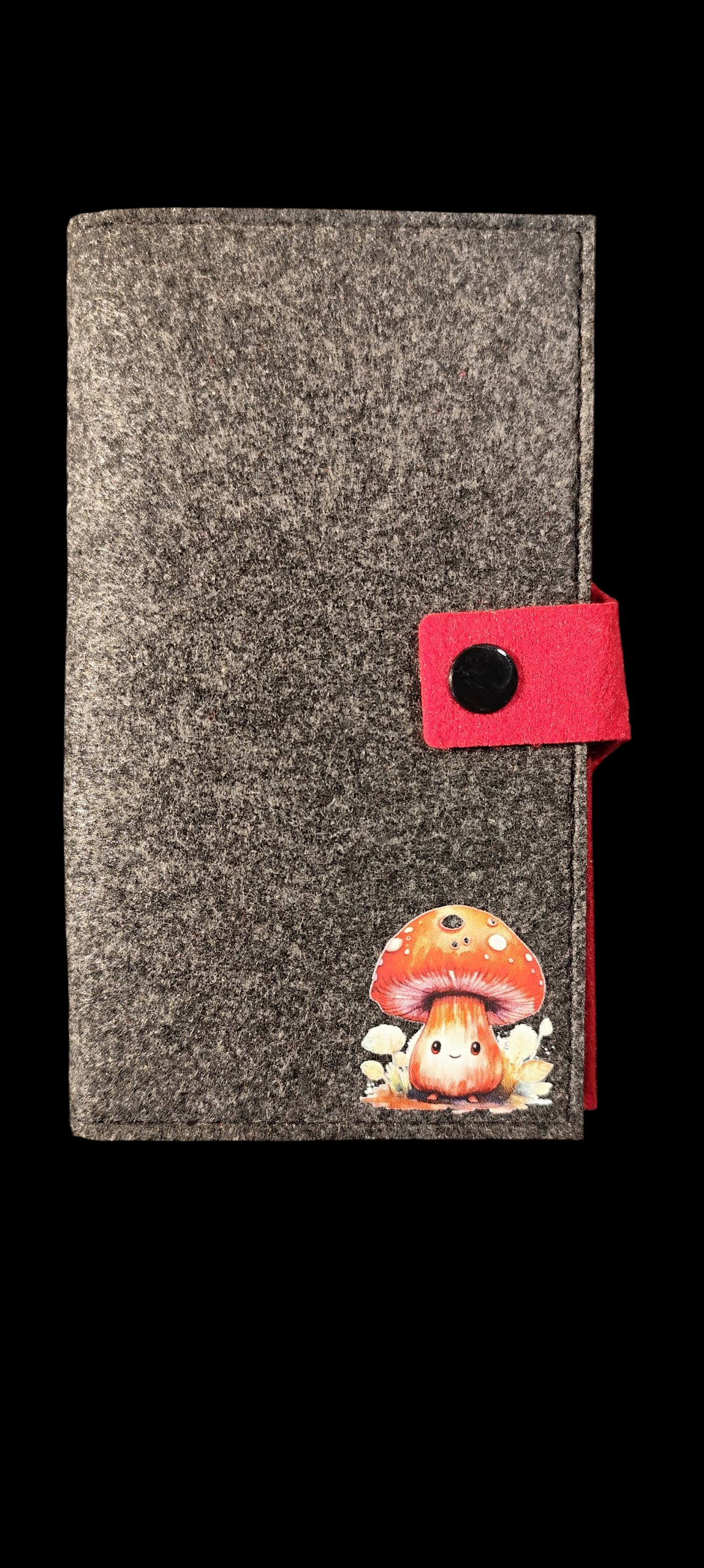 Felt wallet 16.3 x 9.5 cm – according to your wishes – 4 interior colors – card slots & coin pocket
