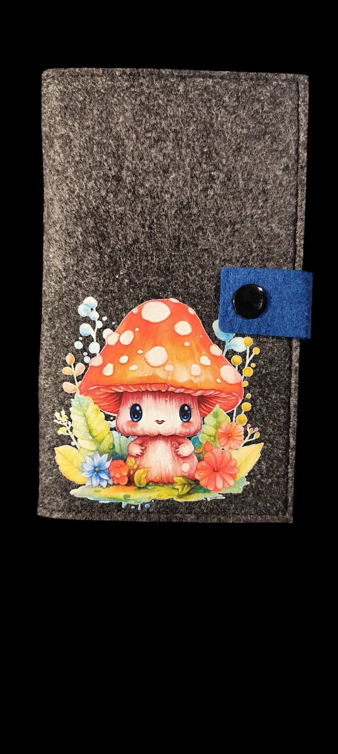 Felt wallet 16.3 x 9.5 cm – according to your wishes – 4 interior colors – card slots & coin pocket