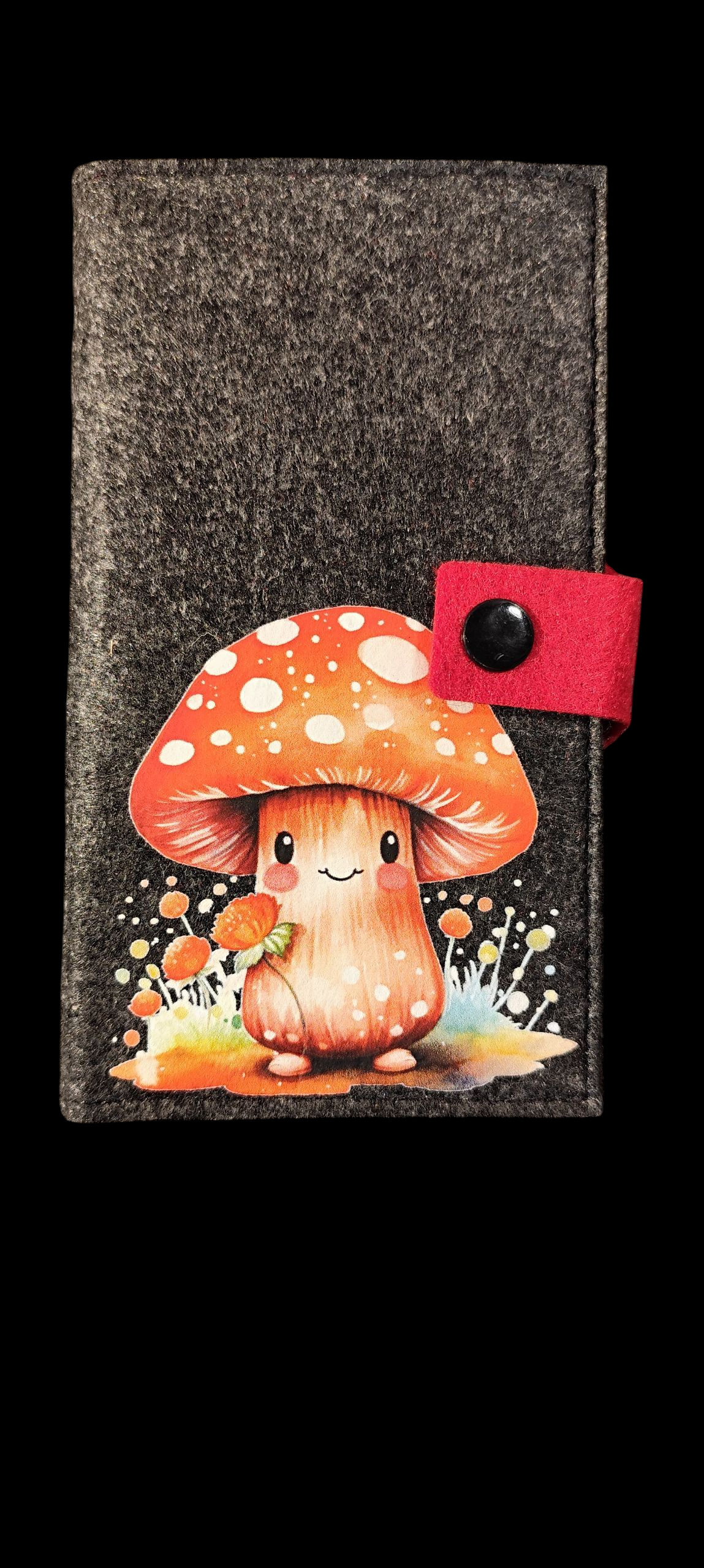 Felt wallet 16.3 x 9.5 cm – according to your wishes – 4 interior colors – card slots & coin pocket