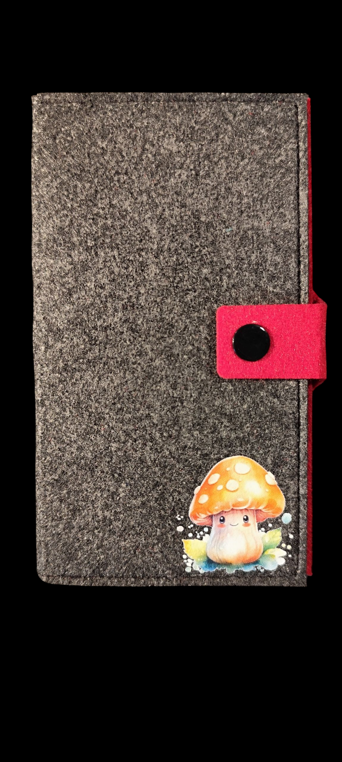 Felt wallet 16.3 x 9.5 cm – according to your wishes – 4 interior colors – card slots & coin pocket