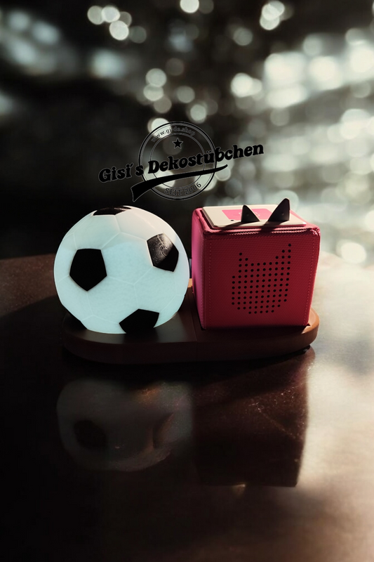 Football night light for Tonie Box, stand for charging station and box, children's room, gift, decoration