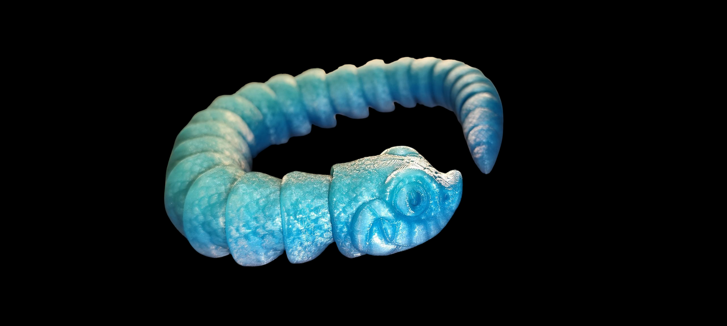 Jointed Snake 3D Printed XXL