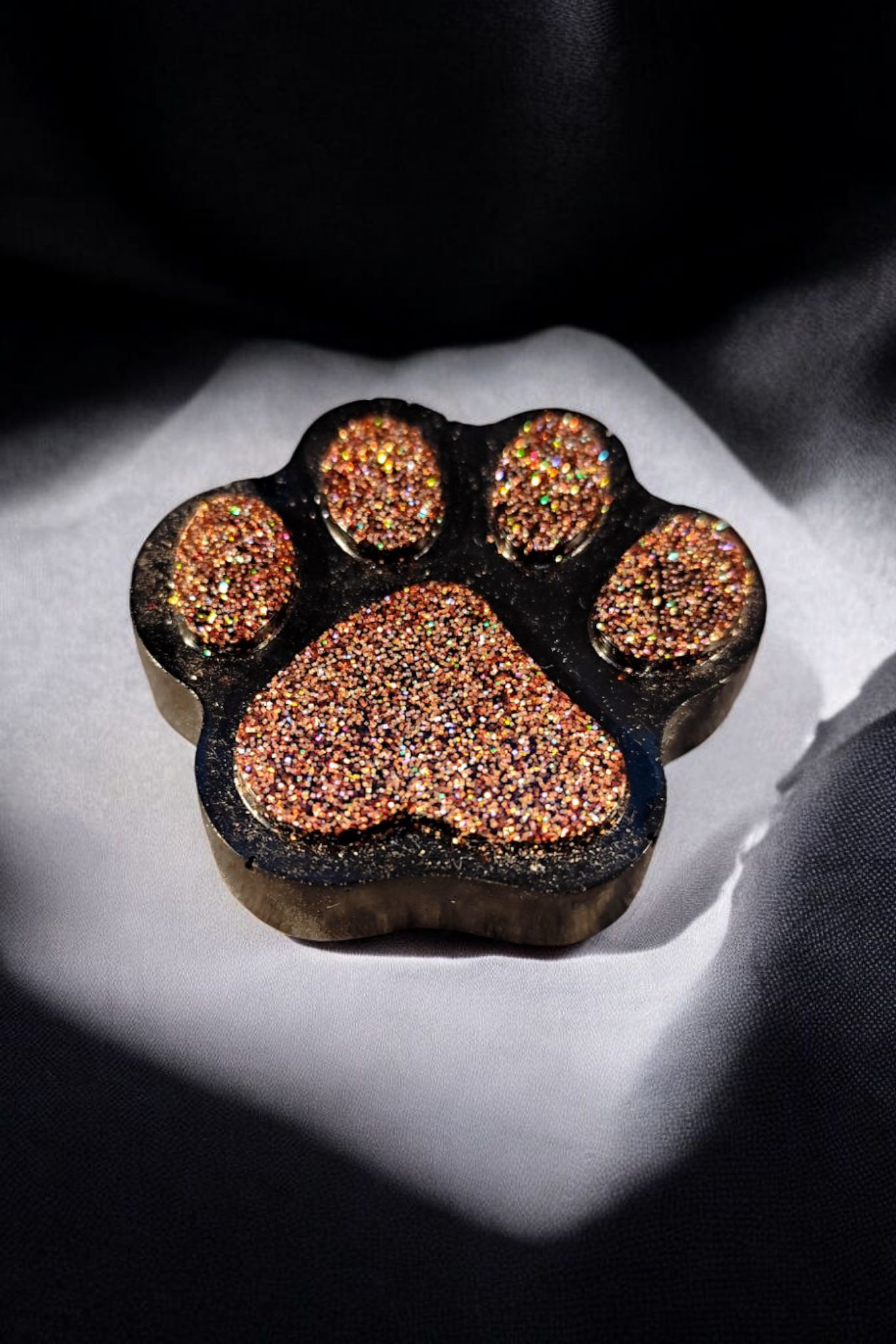 Glittering Paw Love Handmade Magnet