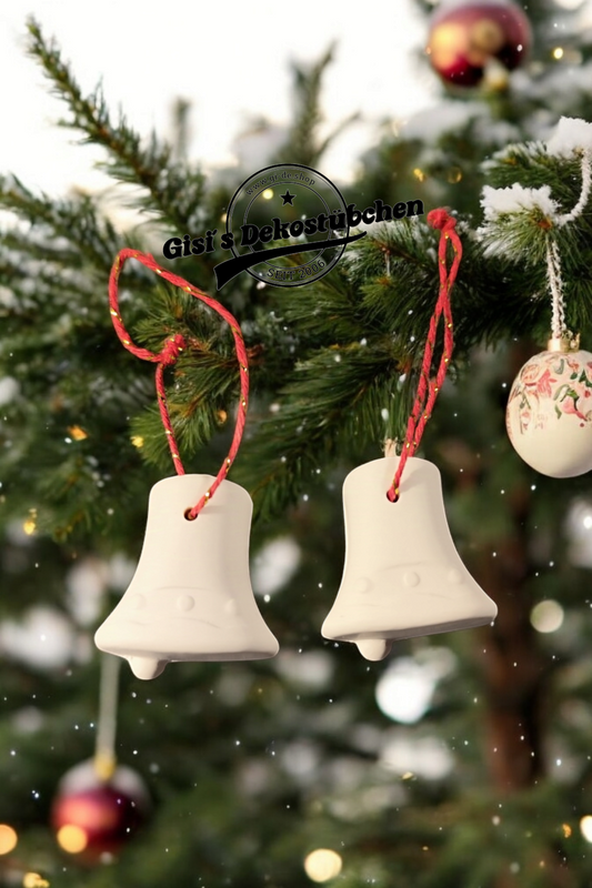 Bells, ceramic Christmas decorations, Christmas tree ornaments, home decor