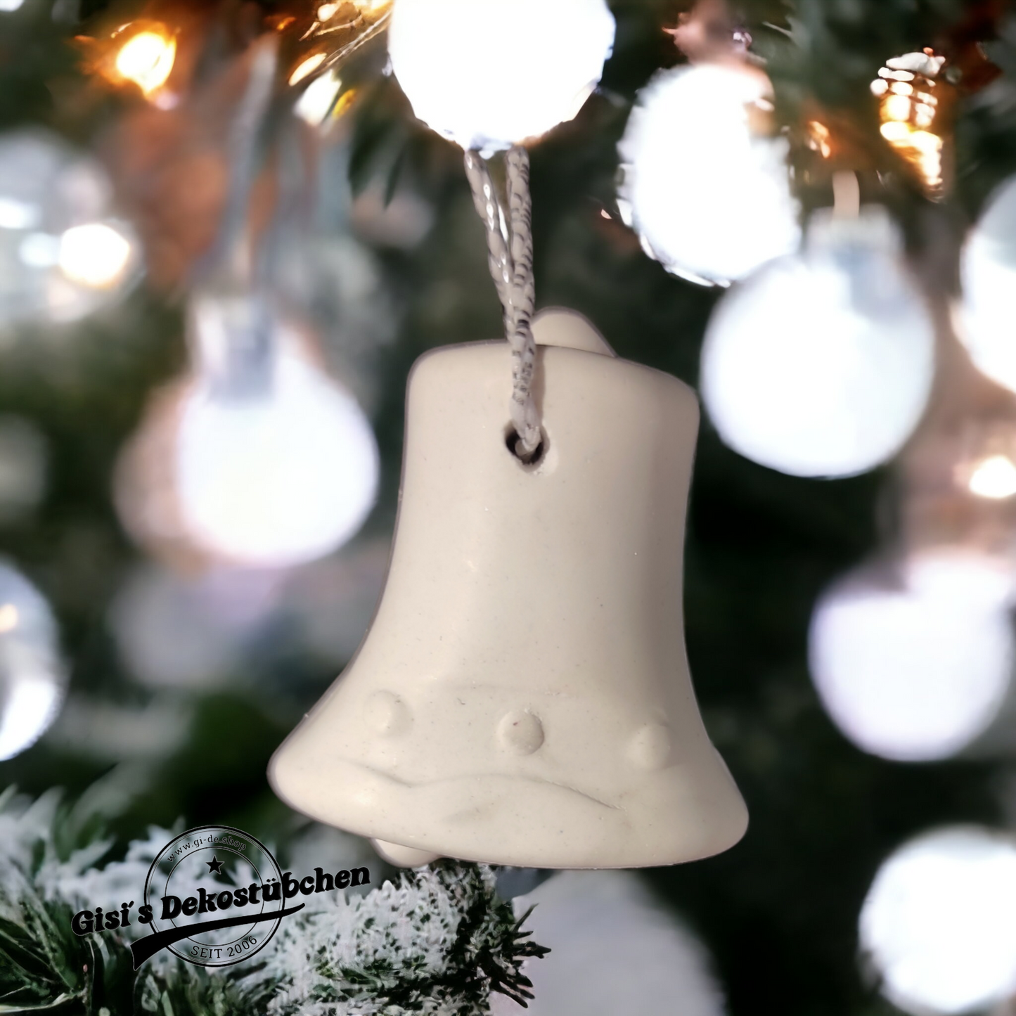 Bells, ceramic Christmas decorations, Christmas tree ornaments, home decor