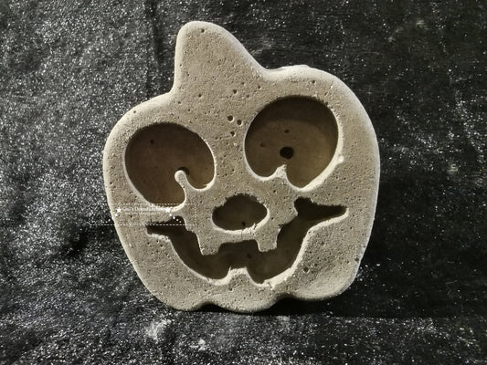 Happy Halloween made of concrete