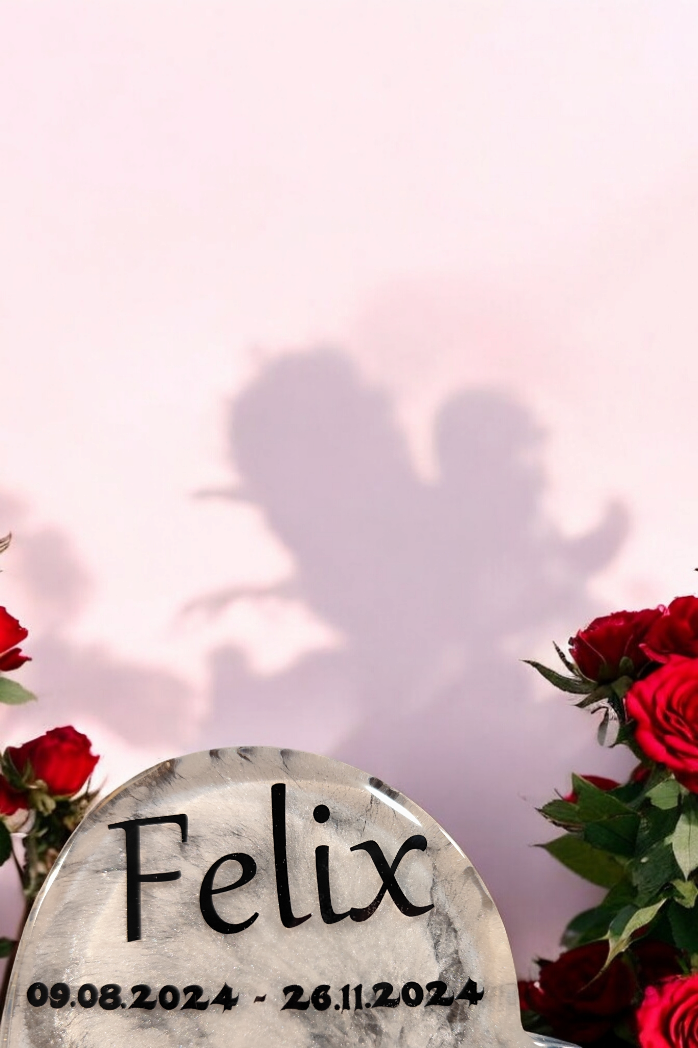 Heart to display with hair, tooth, ashes or claws, photo of your pet as a keepsake