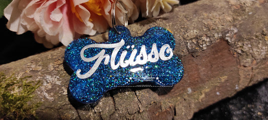 Resin dog tags