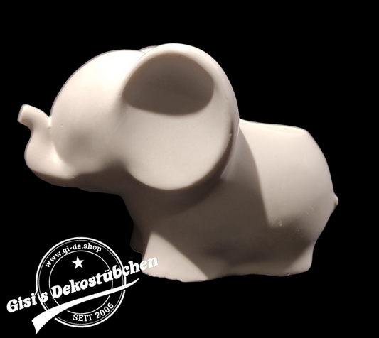 Ceramic elephant flowerpot / tealight holder