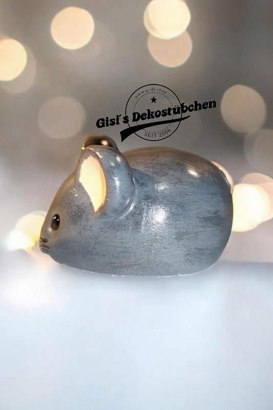 Ceramic Mouse, Hand-Painted