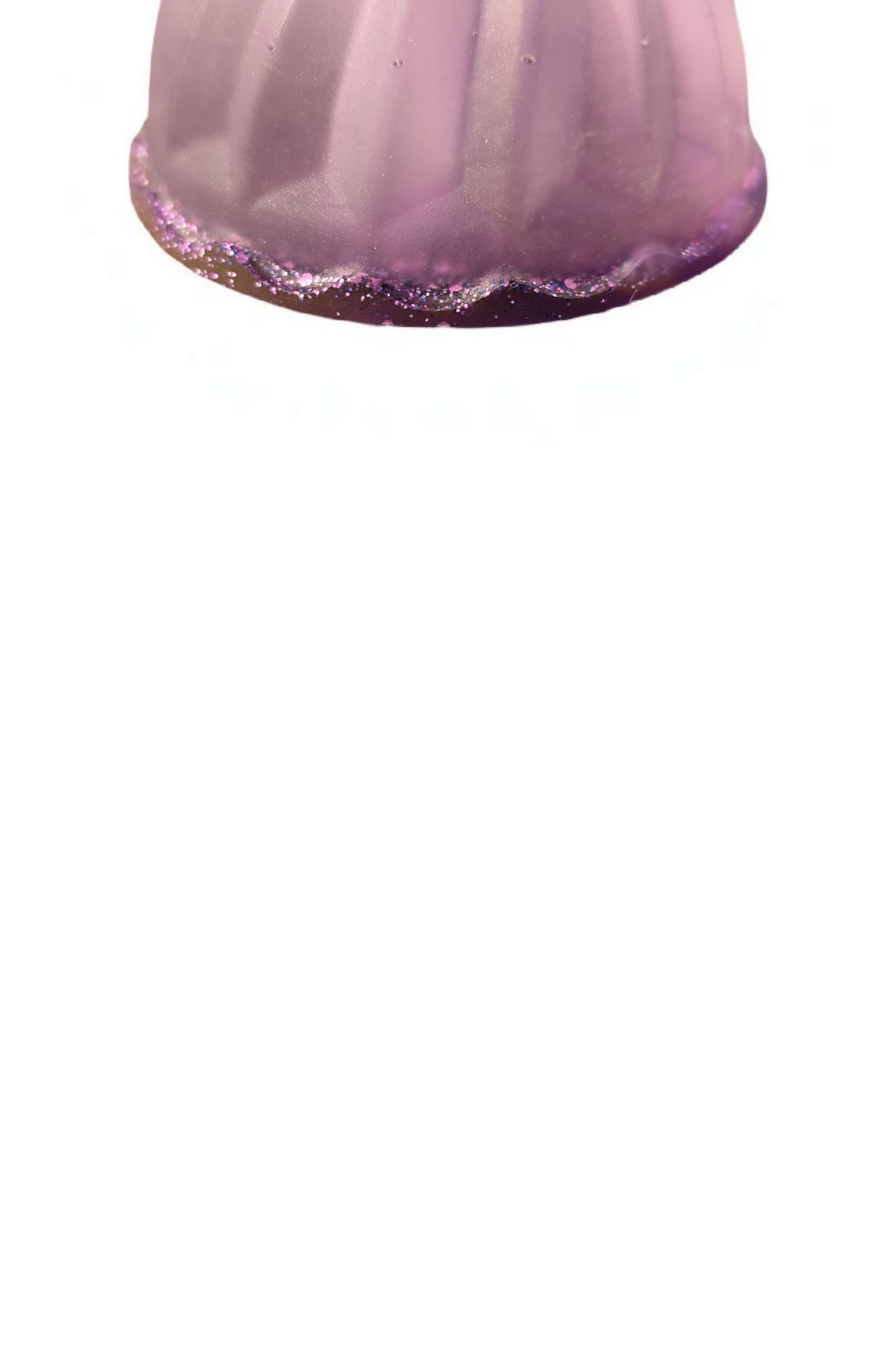 Epoxy resin candle holder – glittery taper candle holder, handmade