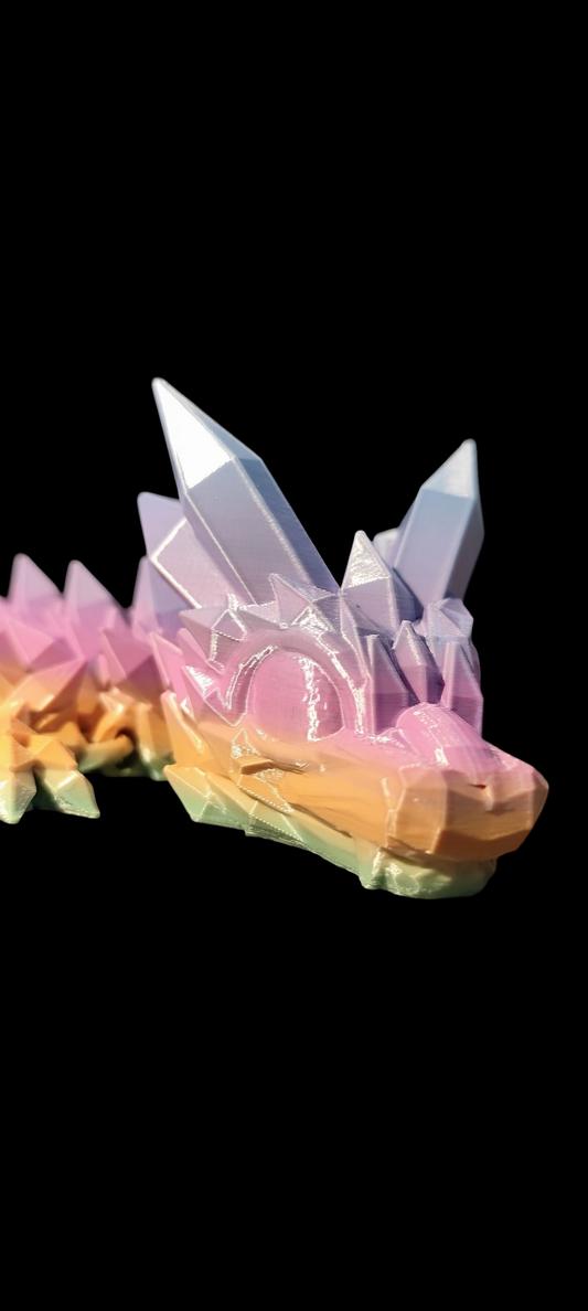 Crystal Dragon 3D Print