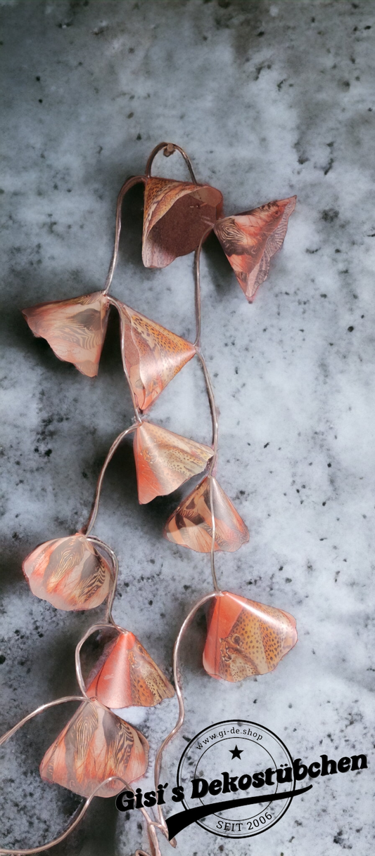 Lamp with string lights African animals Zebras, Cheetahs with LEDs