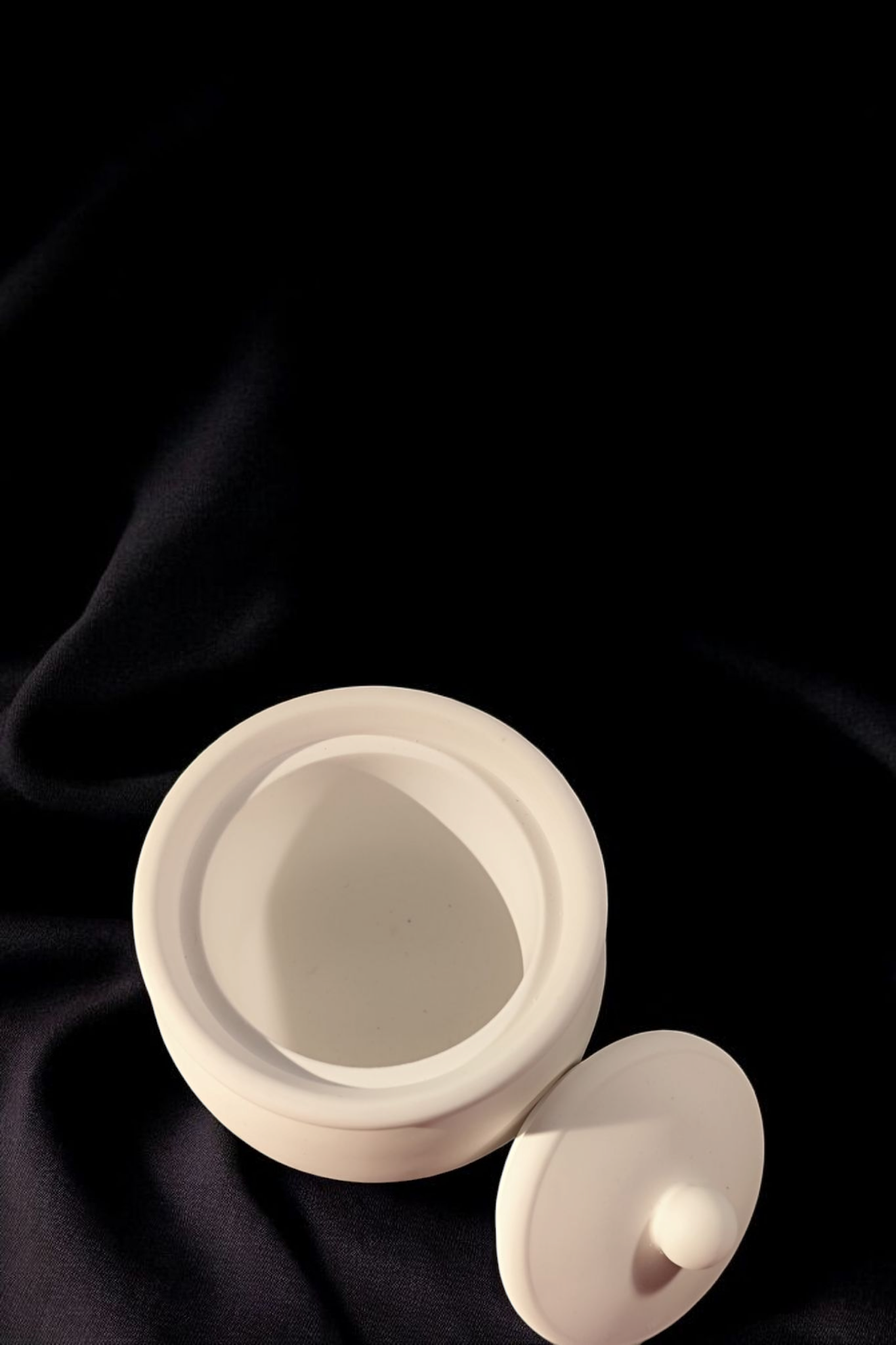 Lovingly crafted ceramic jar with lid