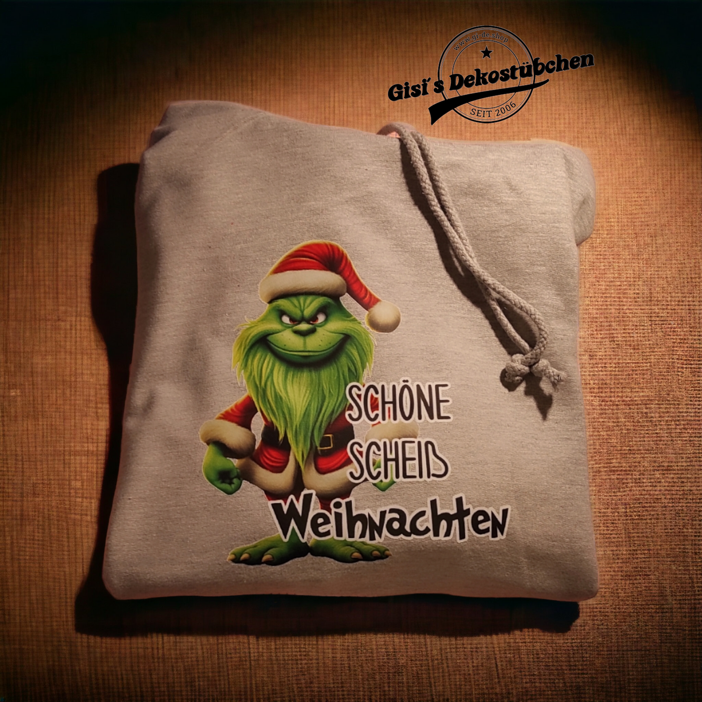 Lustiger Weihnachtshoodie, Grinch Ugly Christmas