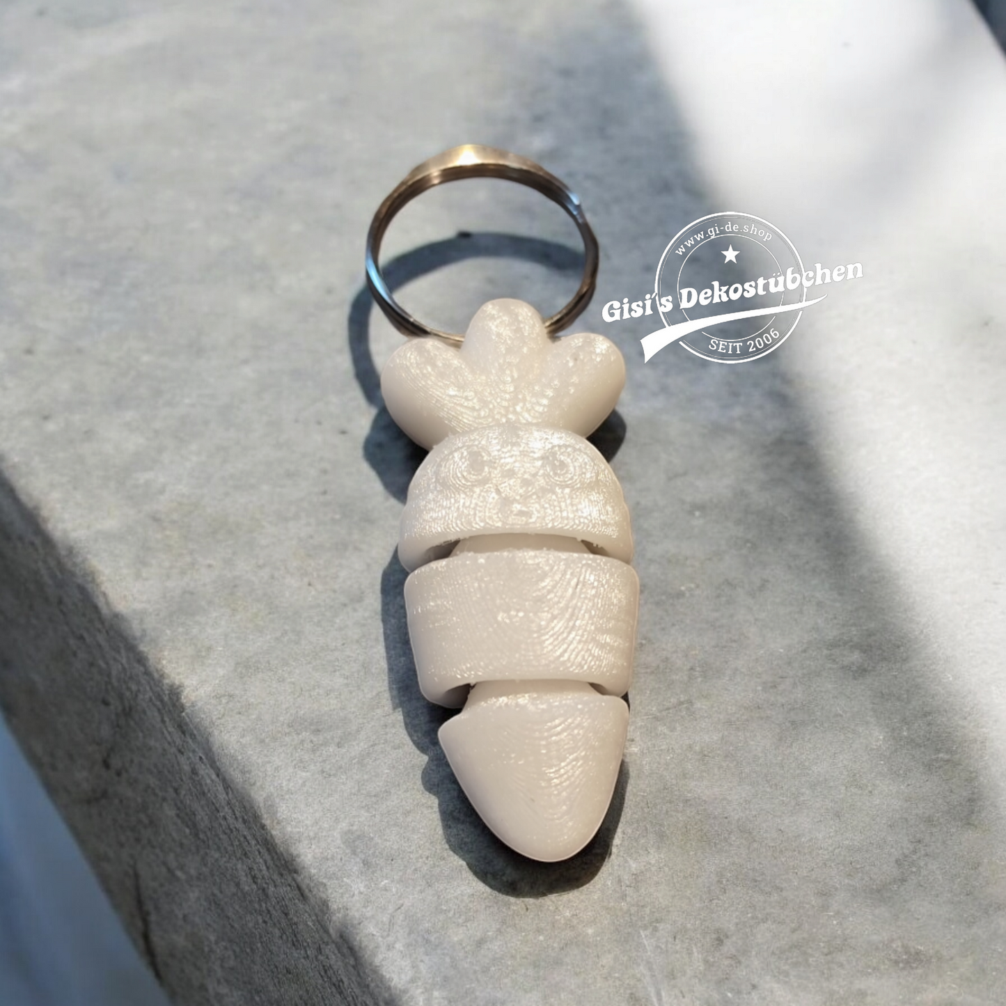 Mini Flexi Carrot Keychain