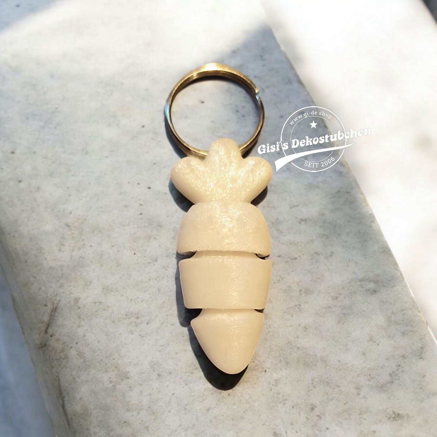 Mini Flexi Carrot Keychain