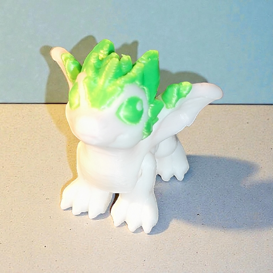Mini Flexi Dragon 3D Printed – Movable Little Dragon – Custom Colors Available