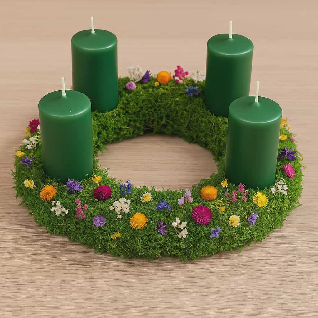 Design your own Advent wreath – Individual Christmas wreath in your desired colors and decoration