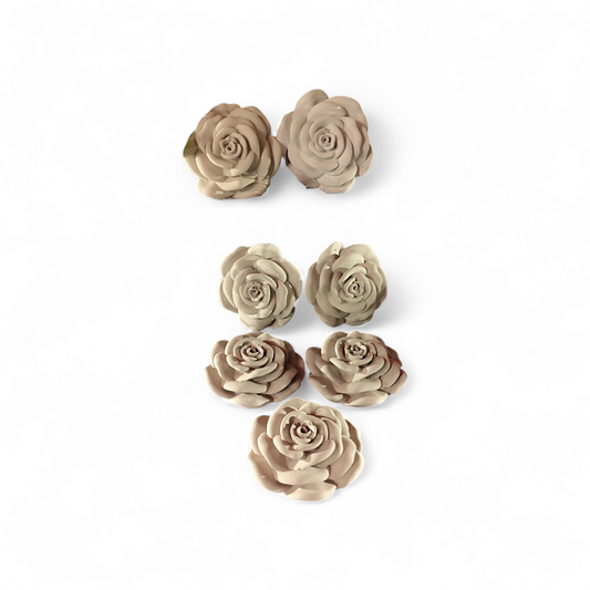 Rose made of concrete, handmade, weatherproof, unique