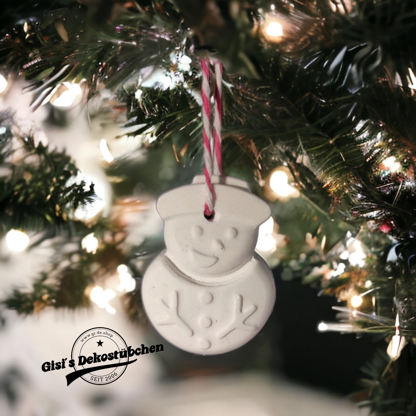 Snowman, ceramic Christmas decorations, Christmas tree ornaments, home decor