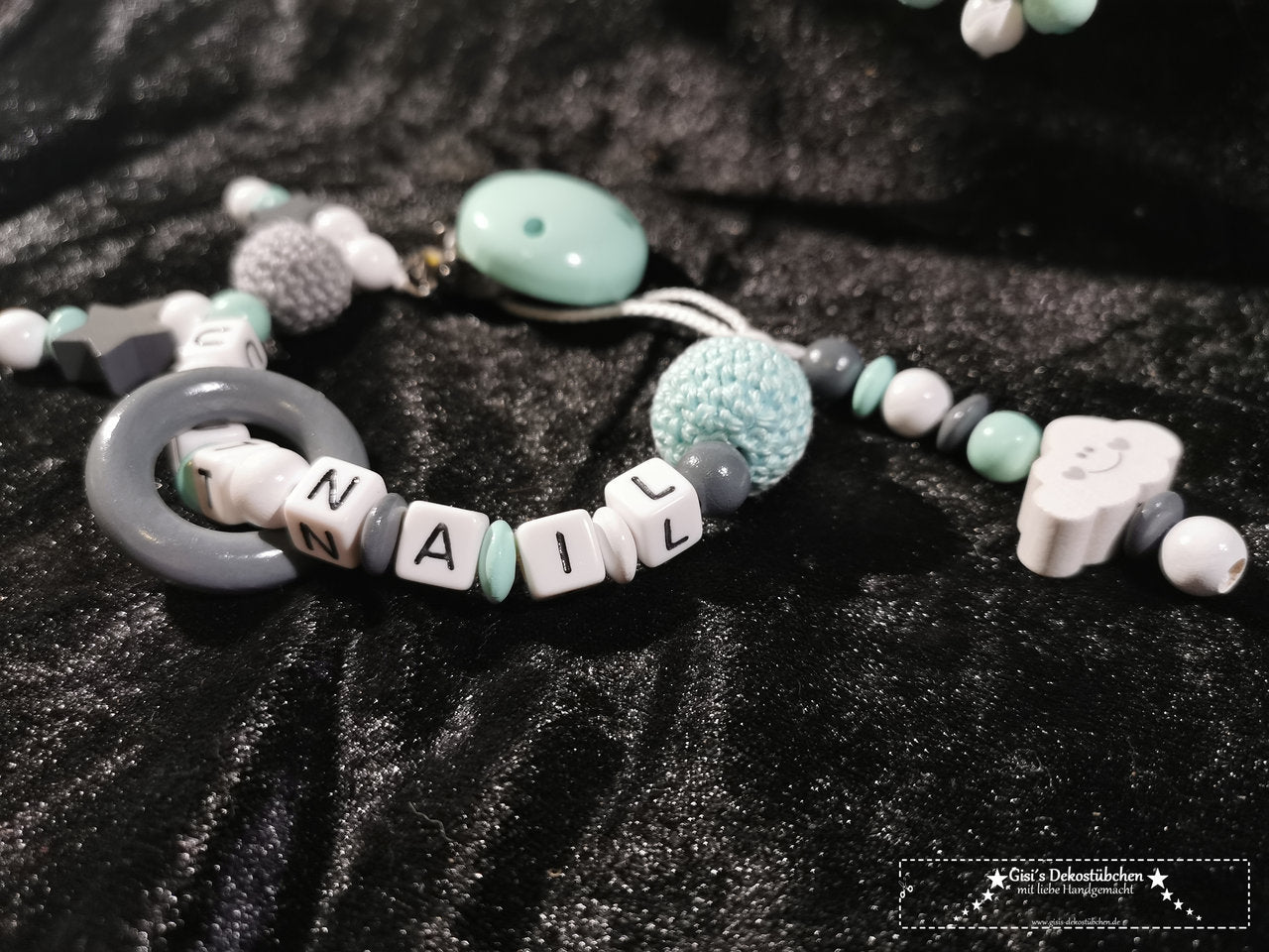 Pacifier chain stroller chain set