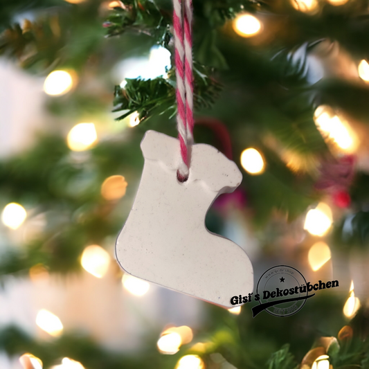 Boots, ceramic Christmas decorations, Christmas tree ornaments, home decor