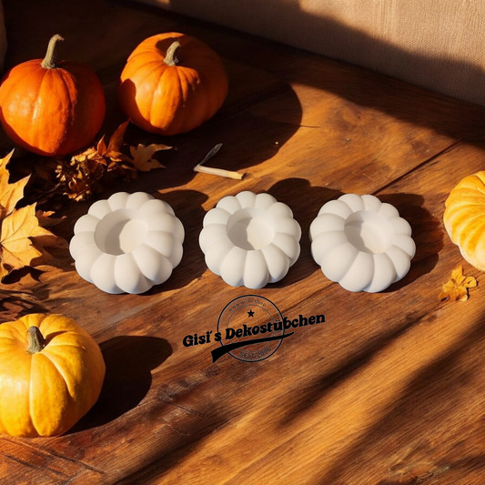 Pumpkin tealight holder - autumn decoration