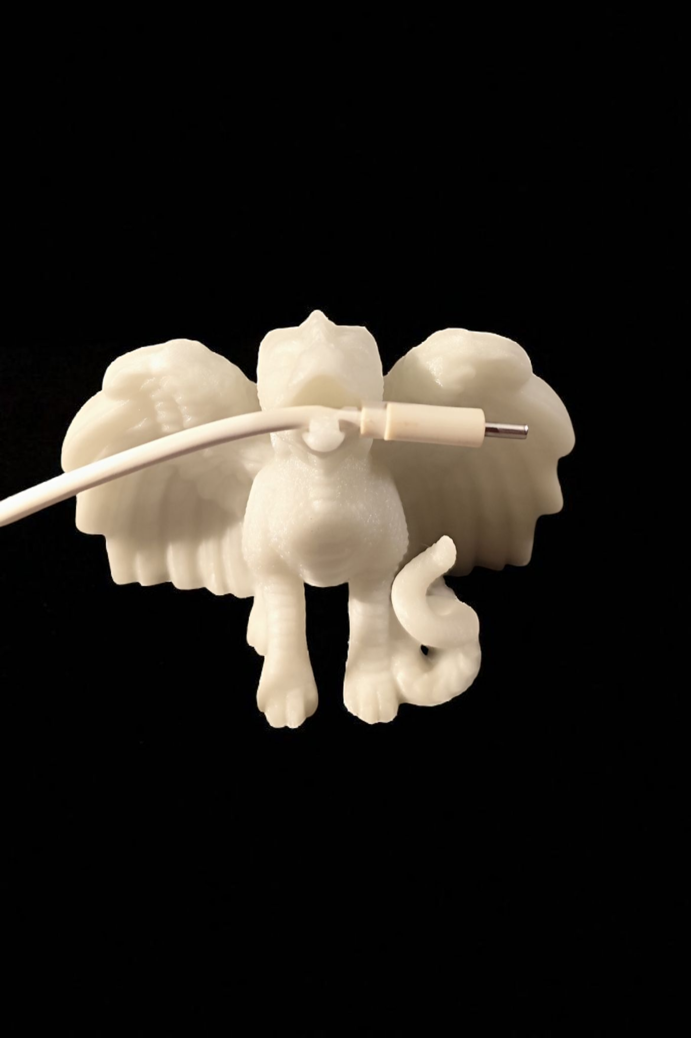 USB Cable Holder Dragon - 3D Print - PLA - Desk Decor - Color of your choice
