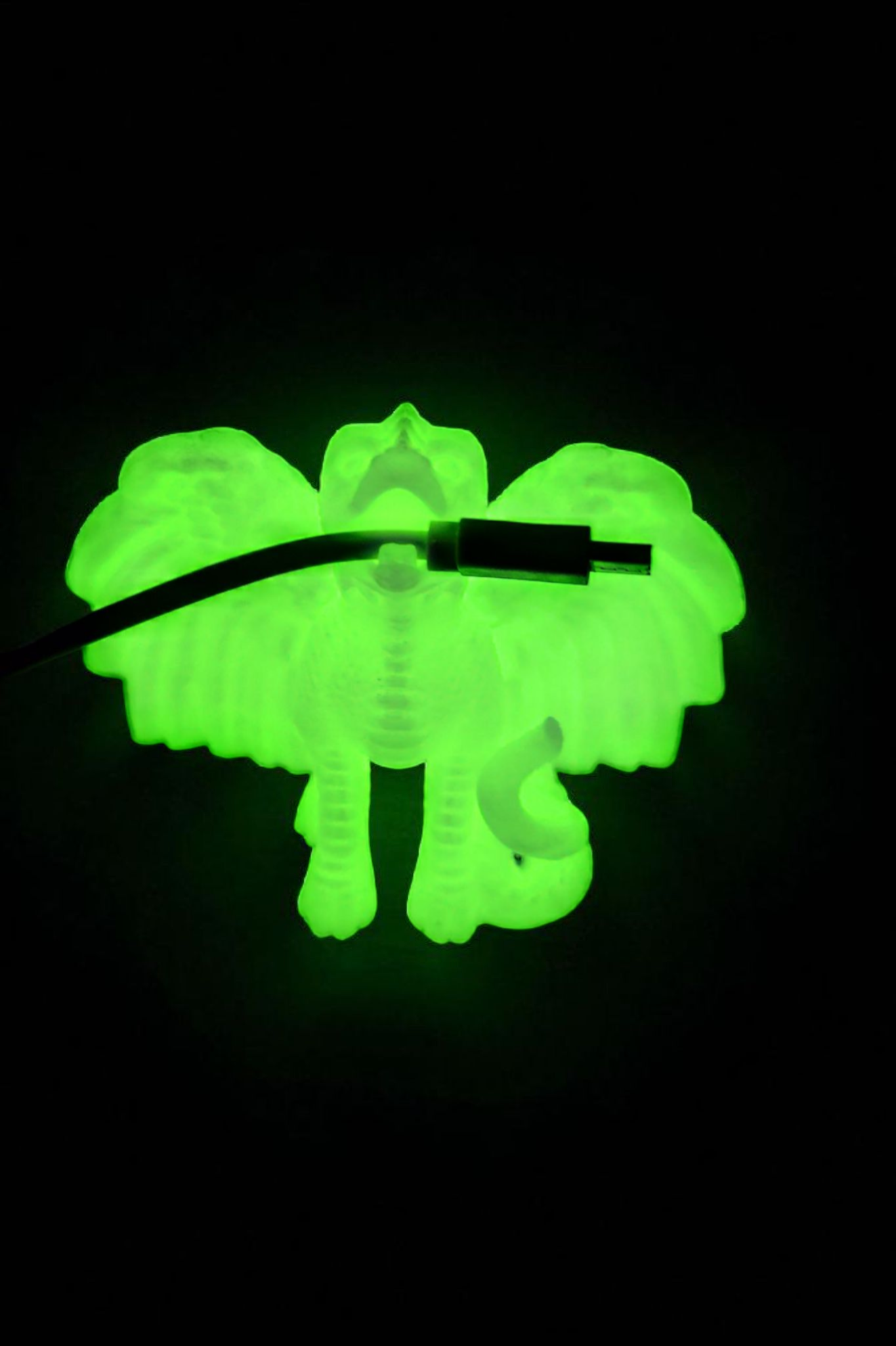 USB cable holder dragon