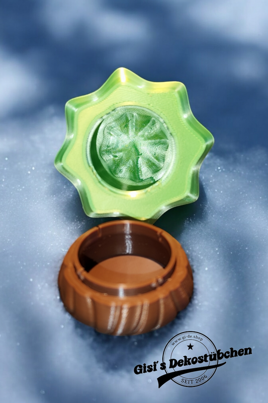 Christmas Tree Container - 3D Printed Festive Candy Jar or Gift Box