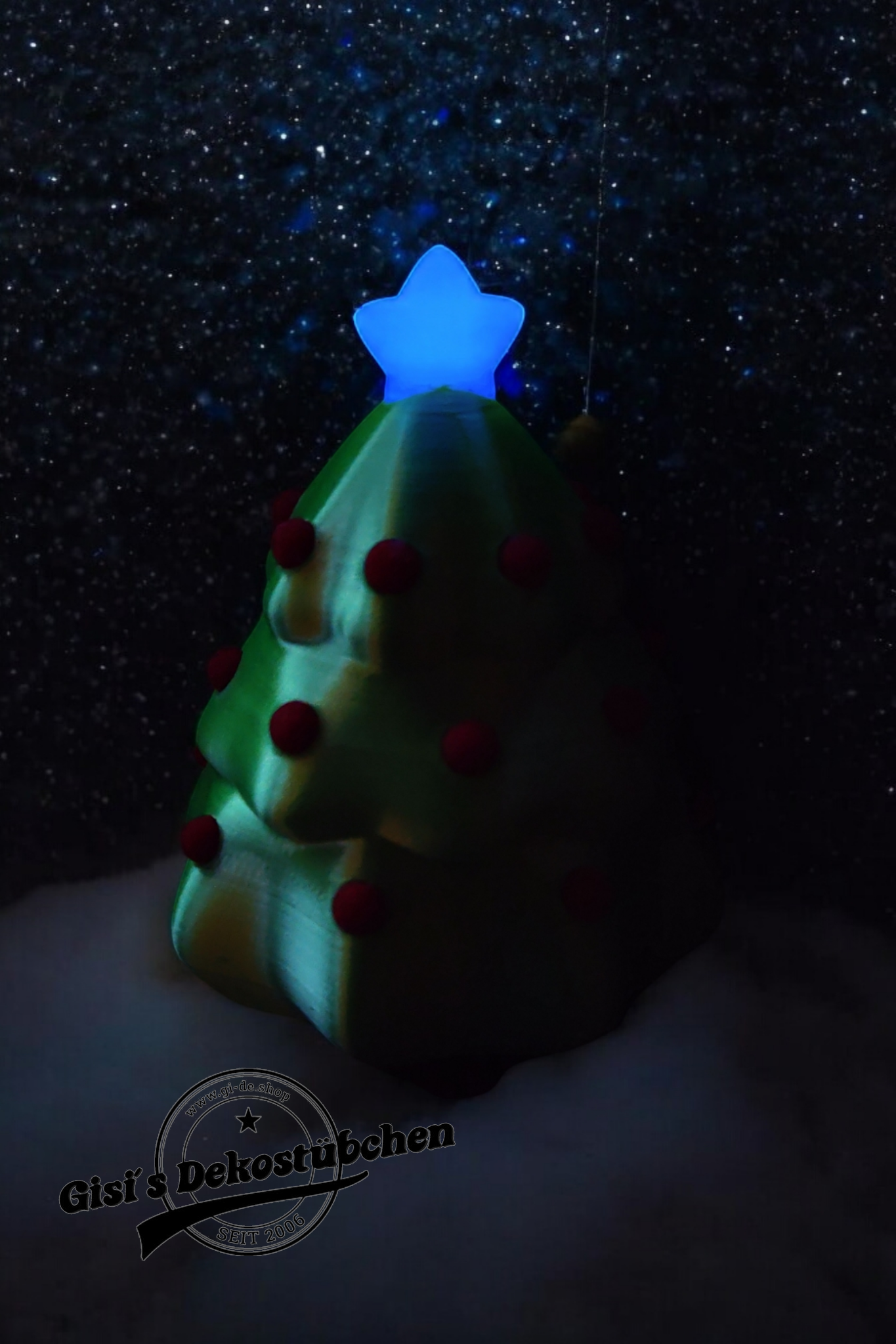 Weihnachtsbaumbehälter - 3D gedrucktes festliches Süßigkeitenglas oder Geschenkbox