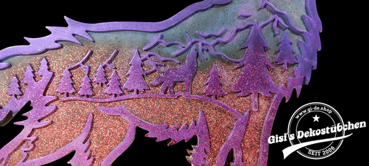 Wolf wall panel epoxy resin