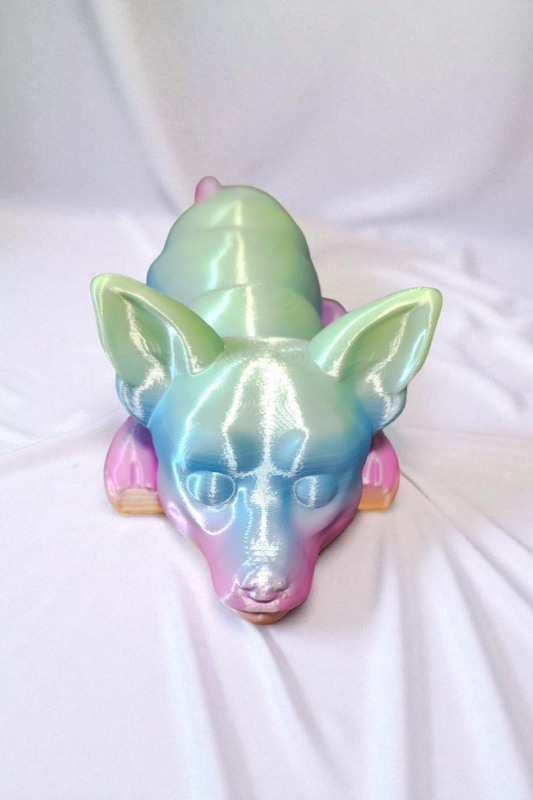 XL Flexi Chihuahua 3D print – posable dog figure made of PLA – approx. 22 cm – custom color available
