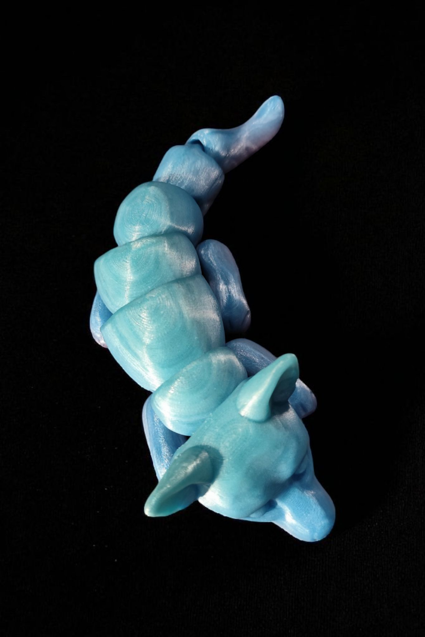 XL Flexi Chihuahua 3D print – posable dog figure made of PLA – approx. 22 cm – custom color available