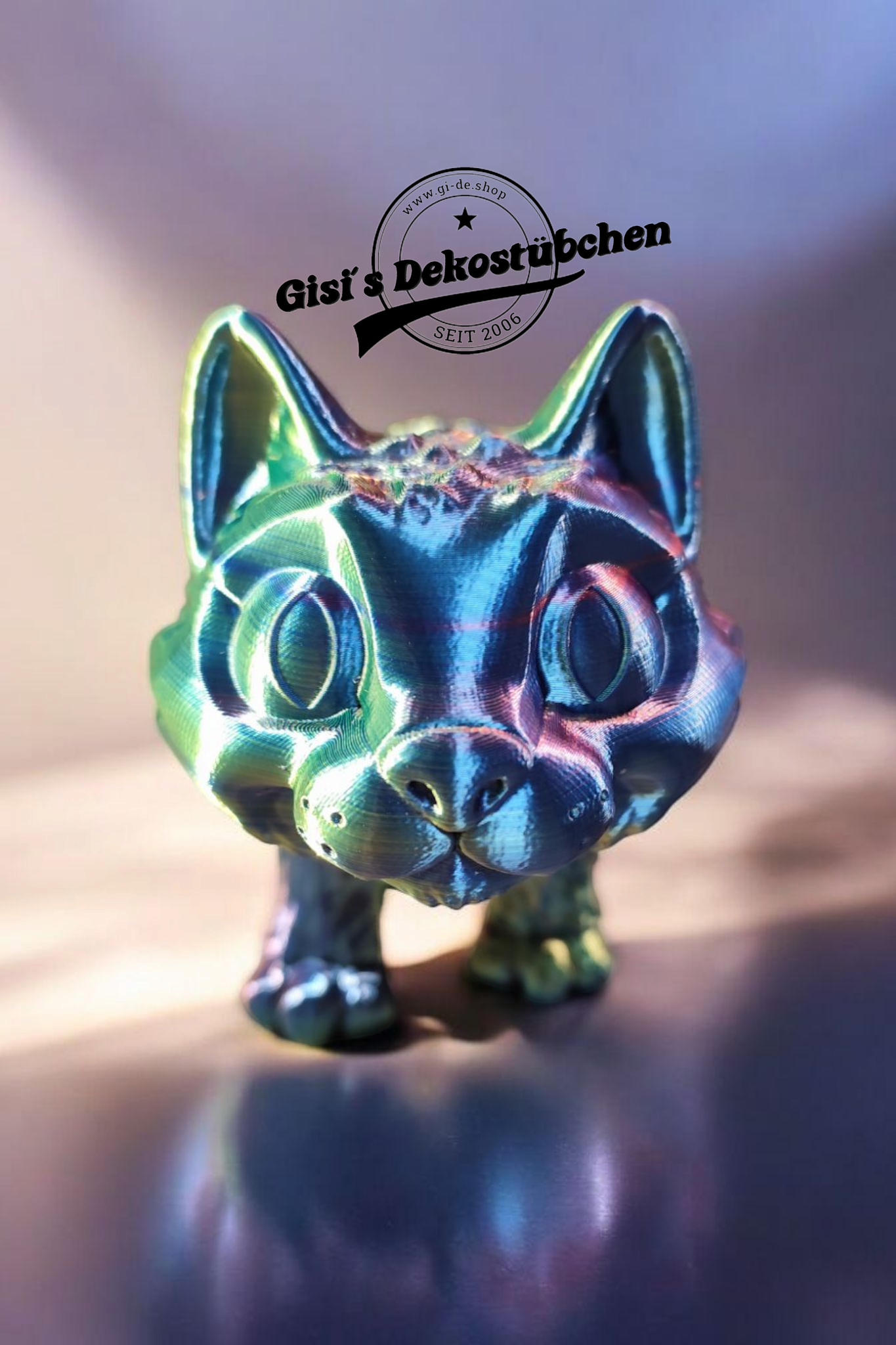 XXL 3D cat in your desired color
